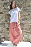 Arbi Gingham 7/8 Barrel Pant Red?